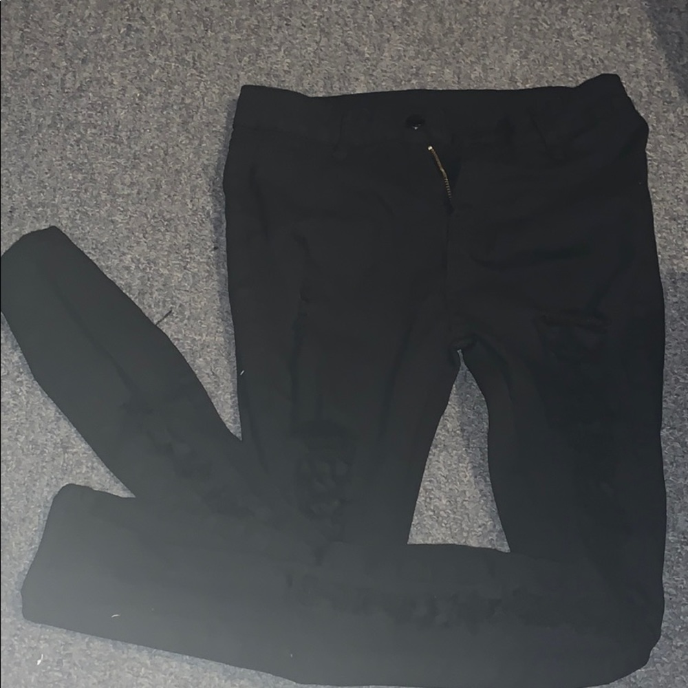 Black Ripped Jeans